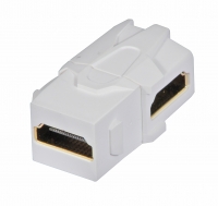LINDY HDMI 90° Doppelkupplung Keystone für Wanddose Keystone