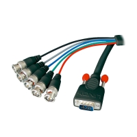 LINDY VGA Kabel 15 pol. HD Stecker/BNC Stecker 1.80m
