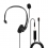 LINDY 3.5mm & USB Type C Monaural Headset