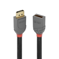 LINDY DisplayPort 1.4 Verlängerungskabel 1m, Anthra Line