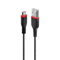 LINDY USB 2.0 Kabel Typ A/Micro-B Ladekabel verstärkt 3m