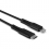LINDY USB-C an Lightning Kabel schwarz 0.5m verstärkt