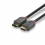 LINDY DisplayPort 1.4 Kabel Anthra Line 2m St/St A/B schwarz