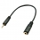 LINDY Audioadapterkabel 2.5mm/3.5mm M/F 20cm