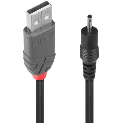 LINDY Adapterkabel USB A St - DC 2.50/0.7mm St 1.5m