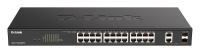 Switch 440mm D-Link DGS-1100-26MPV2 2*Combo/24xGE PoE+ retail