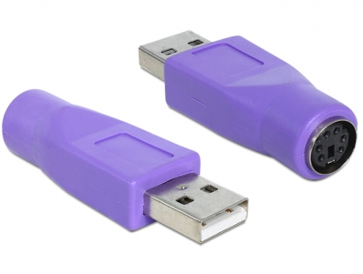 Delock Adapter USB Type-A male > PS/2 female