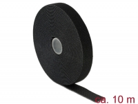 Delock Hook-and-loop fasteners L 10 m x W 20 mm roll black