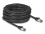 Delock RJ45 Network Cable Cat.6A U/FTP ultra flexible with inner metal jacket 15 m black