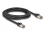 Delock RJ45 Network Cable Cat.6A U/FTP ultra flexible with inner metal jacket 3 m black
