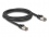 Delock RJ45 Network Cable Cat.6A U/FTP ultra flexible with inner metal jacket 2 m black