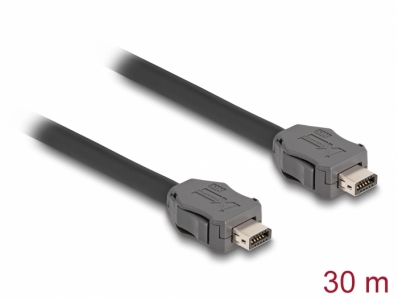 Delock Cable ix Industrial® (A-coded) plug to plug Cat.7 30 m