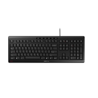 CHERRY TAS STREAM KEYBOARD Corded EU-Layout schwarz