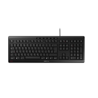 CHERRY TAS STREAM KEYBOARD Corded GB-Layout schwarz