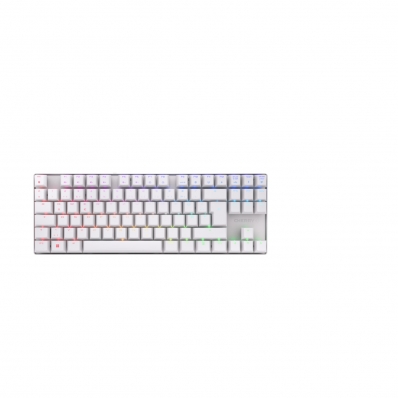 CHERRY TAS MX 8.2 TKL Wireless RGB DE-Layout weiß MX BROWN