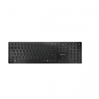 CHERRY TAS KW 9100 SLIM Wireless DE-Layout schwarz/silber