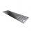 CHERRY TAS KW 9100 SLIM Wireless DE-Layout schwarz/silber