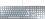 CHERRY TAS KC 6000 SLIM FOR MAC Corded DE-Layout weiß/silber