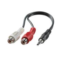 VALUE 3.5mm (M) - Cinch (2x M) Cable 0.2 m