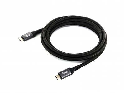 Equip USB Kabel 4.0 C -> C St/St 2.00m schwarz