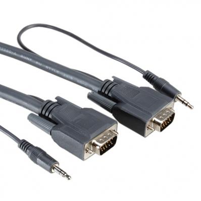 ROLINE Combi Cable, VGA + Audio, M-M 3 m