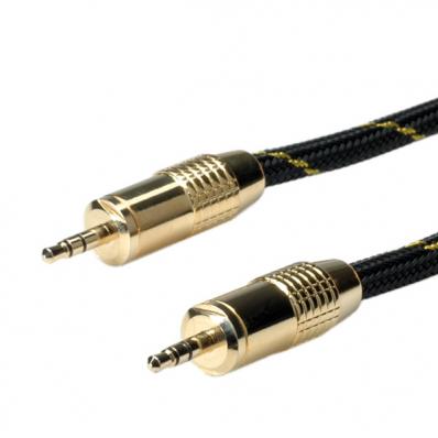 ROLINE GOLD 3.5mm Audio Connetion Cable, Male - Male 2.5m