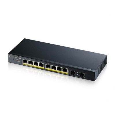 Zyxel Switch 8x GS1900-10HP GbE L2 POE+ /+2 SFP slots