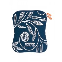 NOTEBOOK SLEEVE ET-919 LEAF / 10,2" / neopren / navy-white