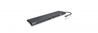 Icy Box Multi Dockingstation IcyBox USB-C -> HDMI/DP/USB3.0/LAN/FL retail