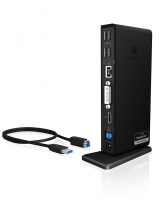 Icy Box Dockingstation IcyBox USB 3.0 -> USB3.0/HDMI/DVI/LAN/3.5 retail