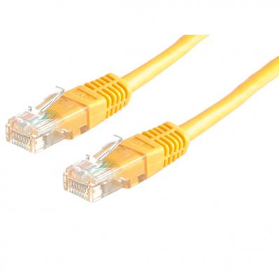 ROLINE UTP Patch Cord Cat.5e, yellow 0.5m