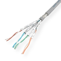 VALUE S/FTP-(PiMF) Cable Cat.6 (Class E), Solid Wire, grey, 300 m