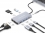 CONCEPTRONIC Dock USB-C->HDMI,USB3.0,100WPD 10-in-1 0.25m