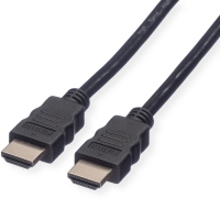 VALUE HDMI 8K (7680 x 4320) Ultra HD Cable + Ethernet, M/M, black, 0.5 m