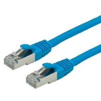 VALUE S/FTP Patch Cord Cat.6 (Class E), halogen-free, blue, 10 m