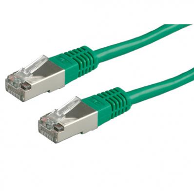 ROLINE FTP Patch Cord Cat.5e, green 0.5 m