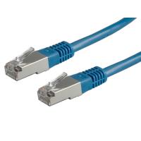 ROLINE FTP Patch Cord Cat.5e, blue 1 m