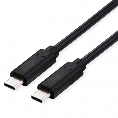 VALUE Cable USB4 Gen2x2, with Emark, C–C, M/M, 100W, black, 2 m