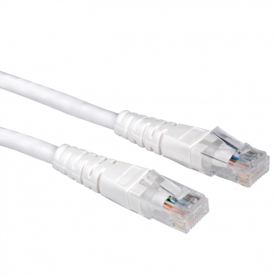 Secomp UTP Patch Cord, Cat.6 (Class E), white, 7 m