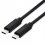 ROLINE Cable USB4 Gen3x2, with Emark, C–C, M/M, 100W, black, 0.8 m
