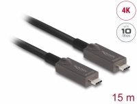 Delock Active Optical USB-C™ Video + Data + PD Cable 15 m