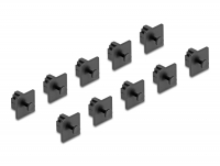 Delock Dust Cover for RJ10 jack with grip 10 pieces black