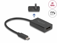 Delock Adapter DisplayPort female to USB Type-C™ male (DP Alt Mode) 4K with PD 85 W