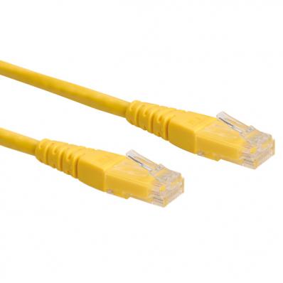 ROLINE UTP Patch Cord Cat.6, yellow 0.5m