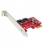 ROLINE PCIe x1 SATA III 6Gbps AHCI 2Port Low Profile Host Adapter