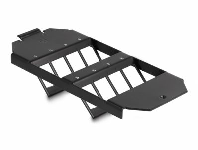 Delock Keystone Mounting 8 Port for floor tank