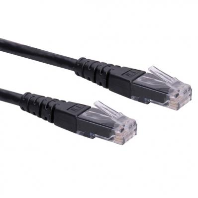 ROLINE UTP Patch Cord Cat.6, black 0.3m