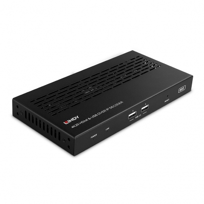 Lindy 4K30 HDMI & USB over IP Extender - Decoder