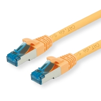 VALUE S/FTP Patch Cord Cat.6A (Class EA), yellow, 0.5 m