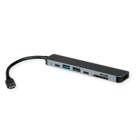 ROLINE USB 3.2 Gen 2 Typ C Multiport Docking Station, 4K HDMI, 1x USB 3.0 Type A